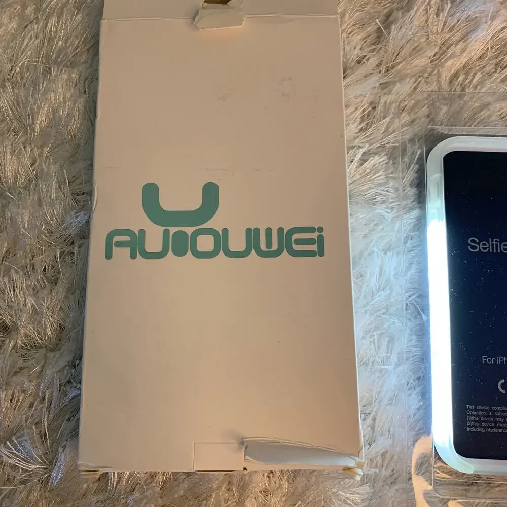 Iphone Mini 12  Case Selfie Case Lights on Front and back NWB